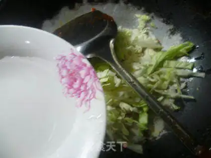 Make Five bouquets of cabbage and pasta step 7