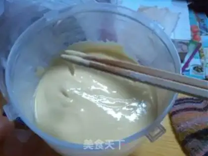 Make Peach mousse cake step 6