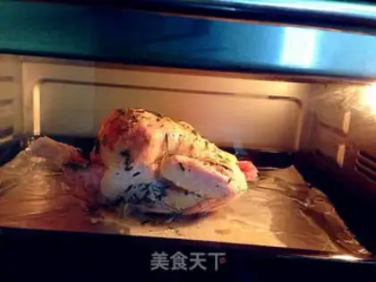 Make Lemon juice vanilla roasted chicken step 6