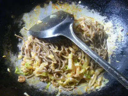 Make Five bouquets of cabbage and pasta step 12