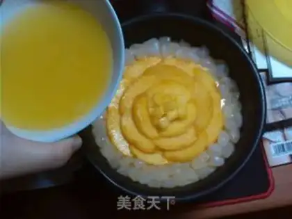 Make Peach mousse cake step 23