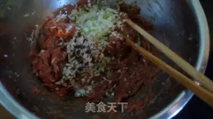 Make Three fresh dumplings step 3