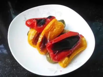 Make Hot pepper olive salad step 5