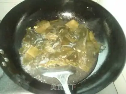 Make Sea belt tofu step 2