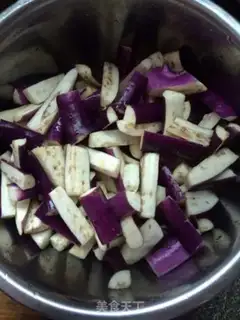 Make Fish, pork and eggplant step 0