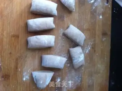 Make Black rice buns step 7