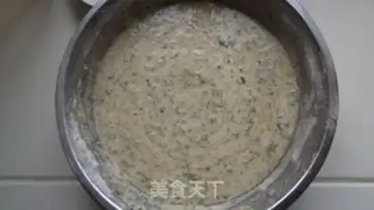 Make Celery leaves and pancakes step 4