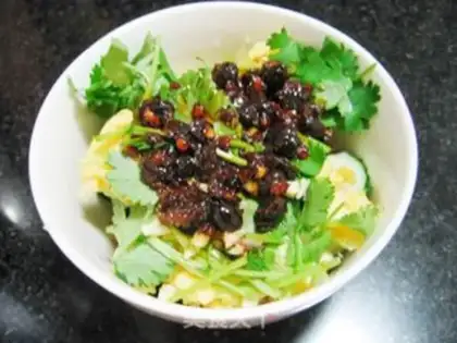 Make Cucumber eggs step 5