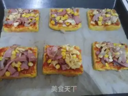Make Easy breakfast pizza step 2