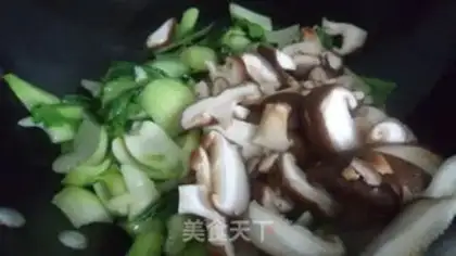 Make Mushroom greens step 4