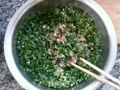 Make Pork dumplings step 6