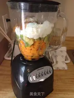 Make Mango butter shake step 1