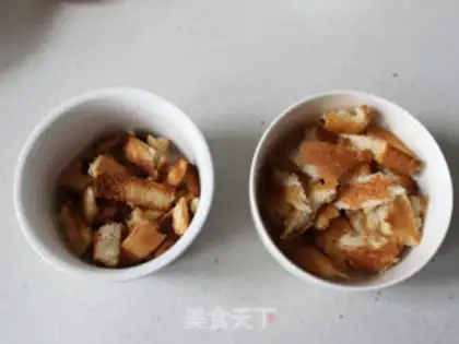 Make Toast cream pudding step 0
