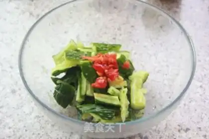 Make Precious cucumber step 2