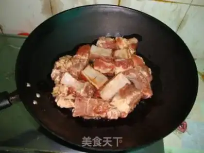 Make Fork saline ribs step 1