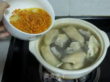 Make Chicken soup with weed step 7