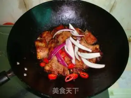 Make Fork saline ribs step 3