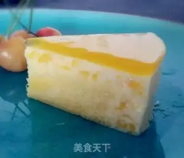 Make Mango yogurt mousse cake step 31