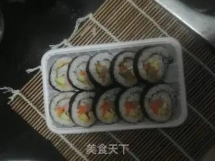Make Japanese sushi step 6
