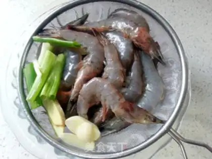 Make Cheese juice and shrimp step 2