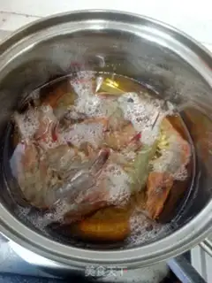 Make Cheese juice and shrimp step 3
