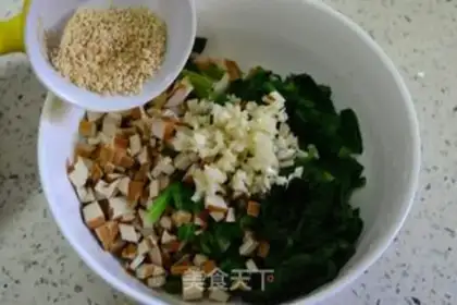 Make Scrambled spinach step 7