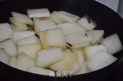 Make Shrimp and melon step 3