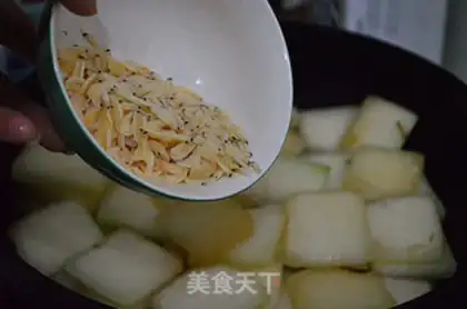 Make Shrimp and melon step 4