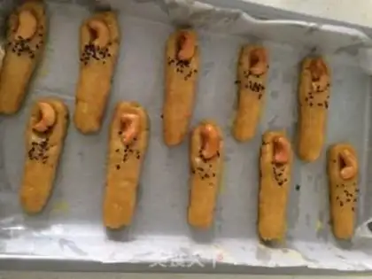 Make Vegetable oil fingers step 9