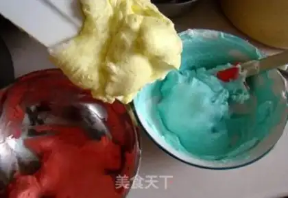 Make Push the rainbow cake step 6