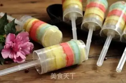 Make Push the rainbow cake step 9