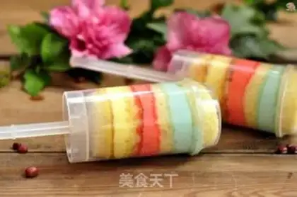 Make Push the rainbow cake step 10
