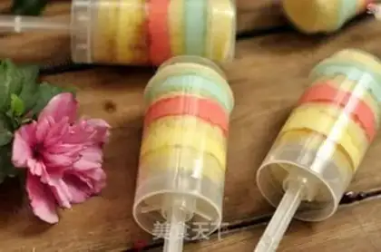 Make Push the rainbow cake step 11