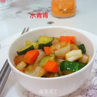 Make Dry onion cucumber carrot step 7