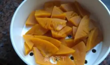 Make Pumpkin bean buns step 0