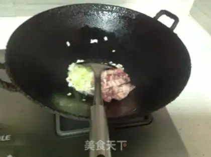 Make Bacon fried rice step 2