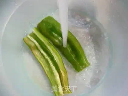 Make Plum-crunch peppers fired step 1