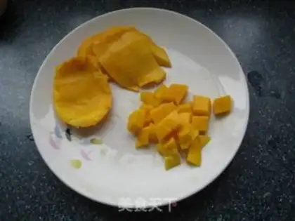 Make Mango milk pudding step 4