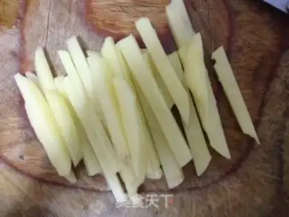 Make French fries step 1