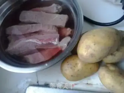 Make Red beef step 1
