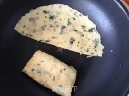 Make Mint omelet step 9