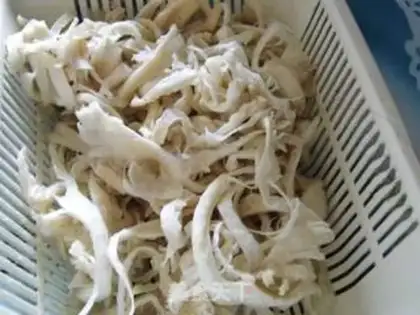 Make Dry mushrooms step 0