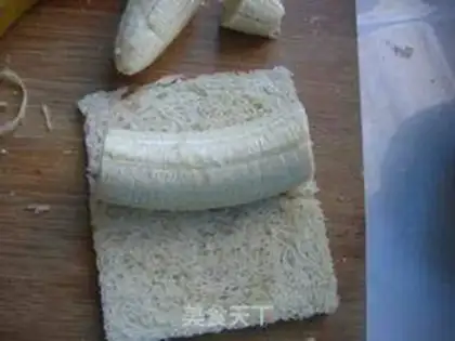 Make Banana toast step 2
