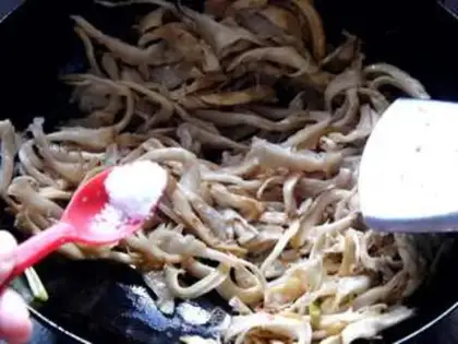 Make Dry mushrooms step 5
