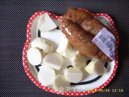 Make Potato spicy noodles step 1