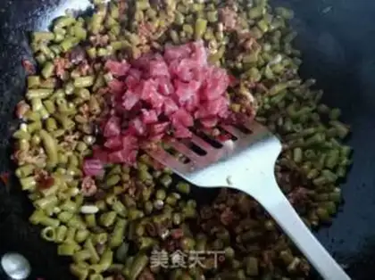 Make Sour bean horn step 9