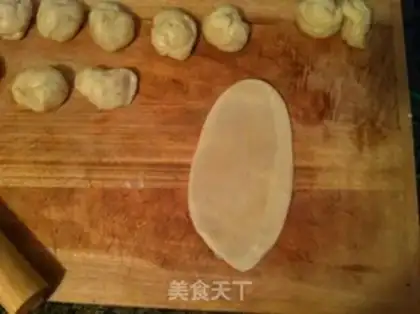 Make Red bean pie step 5
