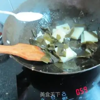 Make The sea belt burns rice tofu step 2