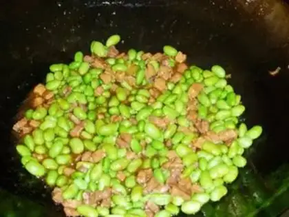 Make Bean fried meat step 7