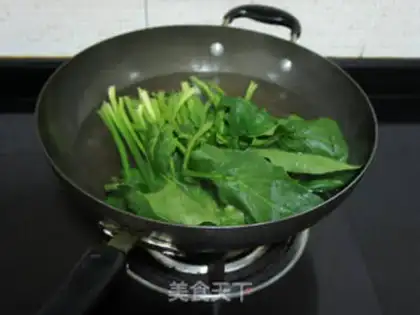 Make Vegetable spinach step 4